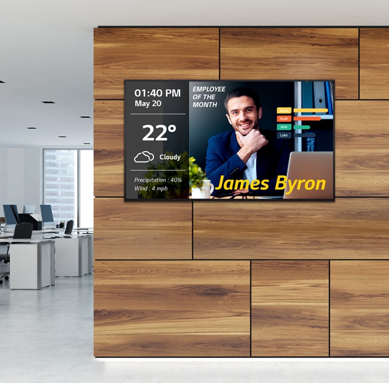 LG UHD Signage Provides Information Effectively2